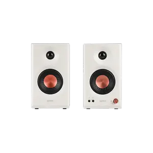 Edifier MR3 Powered Studio Monitor Speakers, Hi-Res Audio Certified Bluetooth V5.4 Active Bookshelf Loudspeakers, 2.0 Computer Speaker with Headphone Output RCA AUX Balanced TRS Input (Pair)