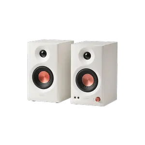 Edifier MR3 Powered Studio Monitor Speakers, Hi-Res Audio Certified Bluetooth V5.4 Active Bookshelf Loudspeakers, 2.0 Computer Speaker with Headphone Output RCA AUX Balanced TRS Input (Pair)