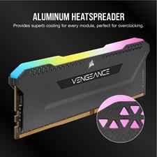 Corsair VENGEANCE RGB PRO SL 16GB (2x8GB) DDR4 DRAM 3200MHz C16 Memory Kit — Black
