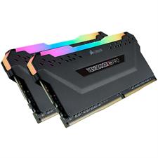 Corsair VENGEANCE® RGB PRO 16GB (2 x 8GB) DDR4 DRAM 3200MHz C16 Memory Kit — Black