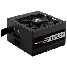 TX-M Series™ TX550M — 550 Watt 80 Plus® Gold Certified PSU