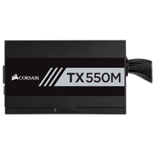 TX-M Series™ TX550M — 550 Watt 80 Plus® Gold Certified PSU