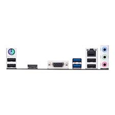Intel® H510 (LGA 1200) micro ATX motherboard with PCIe 4.0, 32Gbps M.2 slot, Intel® 1 Gb Ethernet, HDMI, D-Sub, USB 3.2 Gen 1 Type-A, SATA 6 Gbps, COM header, and RGB header