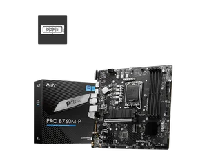 MSI Pro B760M-P DDR5 Intel 12/13/14th Gen microATX Motherboard