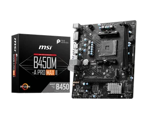 MSI B450M-A PRO MAX II AM4 Micro-ATX Motherboard – Price in Pakistan