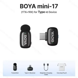 BOYA MINI 17 (FOR TYPE-C ONLY) SINGLE WIRELESS MICROPHONE