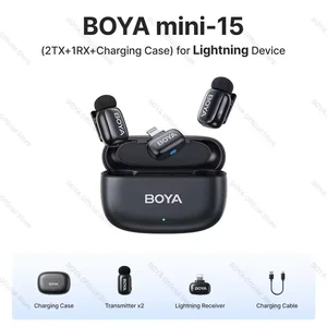 BOYA MINI 15 (FOR iOS ONLY) DUAL WIRELESS MICROPHONE