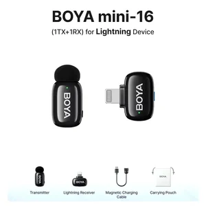 BOYA MINI 16 (FOR iOS ONLY) SINGLE WIRELESS MICROPHONE