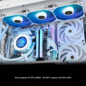 Thermalright TR 360 Core Vision LCD ARGB Black 360mm AIO Liquid CPU Cooler with Custom LCD Display