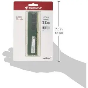 Transcend 32GB 3200MHz Desktop DDR4 RAM – High-Speed Memory for PCs