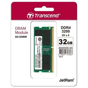 Transcend 32GB 3200MHz Laptop DDR4 RAM – High-Speed Memory Upgrade
