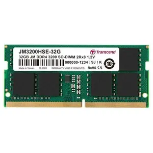 Transcend 32GB 3200MHz Laptop DDR4 RAM – High-Speed Memory Upgrade