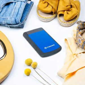 Transcend StoreJet 25H3B 4TB USB 3.1 Gen 1 Rugged Portable Hard Drive - Blue