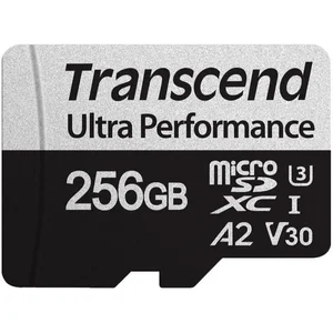 Transcend 256GB microSD 340S Memory Card – High-Speed UHS-I Storage