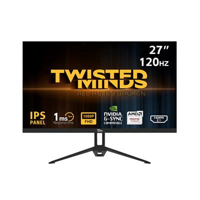 Twisted Minds TM27FHD192IPS Gaming Monitor FHD 27'' 192Hz Fast IPS, 0.5ms, HDR Ready. RGB