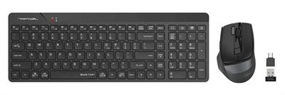 A4Tech FG2400 Air 2.4G Wireless QuietKey Combo Set Black