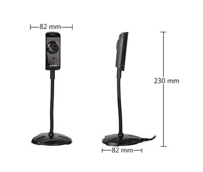 A4tech PK-810G Anti-Glare Webcam 480p Built-in Microphone Black