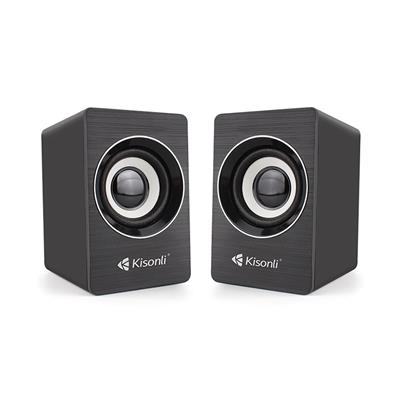 Speaker Kisonli A 707, 2x3W, USB, Black