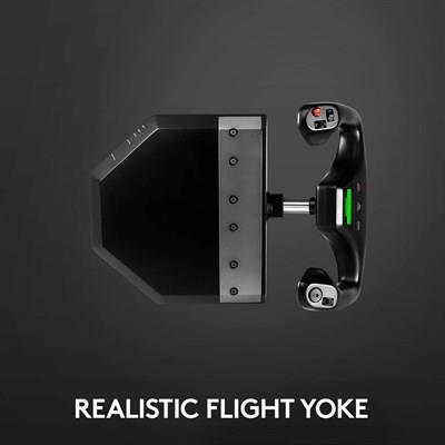Logitech Flight Yoke System Professional Simulation Yoke and Throttle Quadrant | 945-000004