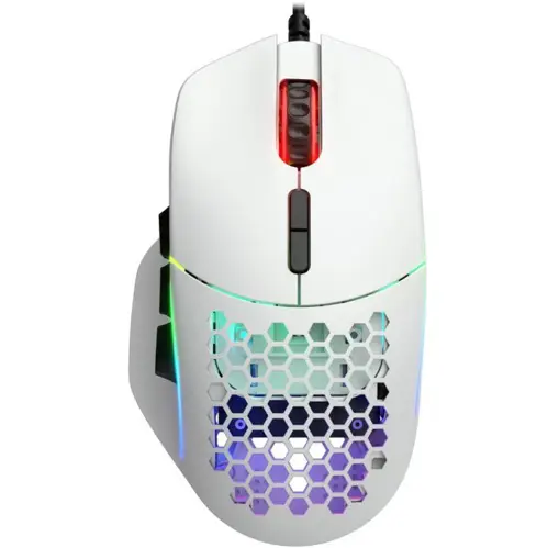 Glorious Model I Lightweight RGB MOBA & MMO Gaming Mouse - White