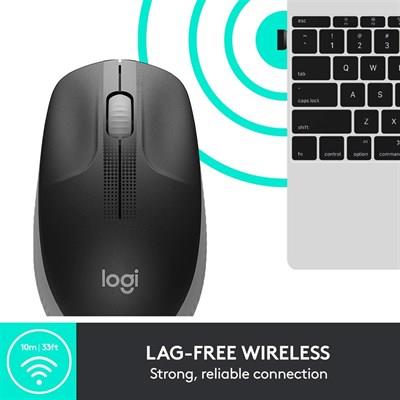 Logitech M191 Wireless Mouse Mid Grey