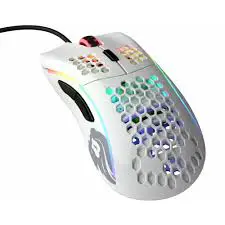 Glorious Model D Minus Lightweight RGB Gaming Mouse - Glossy White
