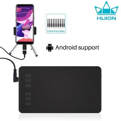 Huion Inspiroy H640P 6.3×3.9 inch Graphics Drawing Tablet with Battery-free Stylus and 8192 Pressure Sensitivity