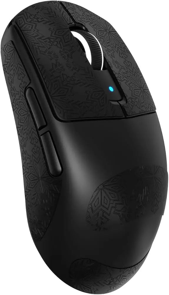 Attack Shark R6 Wireless Gaming Mouse, Tri-Mode Connection, 39 Grams Superlight, PAW3950 42K DPI Sensor, 8K Polling Rate, MCU Nodic 52840, 7 Programmable Buttons, for PC/Mac/Linux/PS - Black