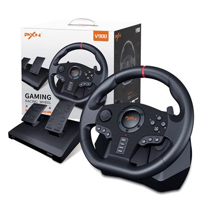 PXN V900 Gaming Racing Steering Wheel Car 270/900 degree Race Steering Wheel