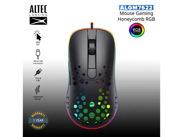 Altec Lansing ALGM 7622 Wired RGB Gaming Mouse