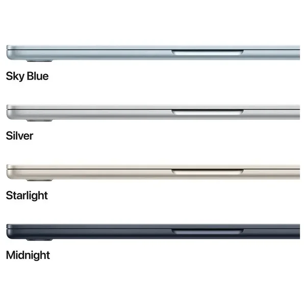 Apple MacBook Air 13 Inch Laptop, Apple M5 10-Core Chip, 16GB Unified RAM, 1TB SSD, 13.6 Inch 2560 x 1664 Liquid Retina Display, 10-Core GPU, macOS, Sky Blue, MDHJ4