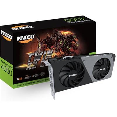 INNO3D GEFORCE RTX 4060 TWIN X2 OC Video Graphics Card 8GB GDDR6 128-bit