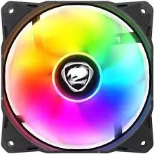 Cougar Poseidon Elite 240 ARGB AIO Liquid CPU Cooler, 240mm Liquid Cooling with VA 120 ARGB Fans x2 + ARGB Rotable Pump Head - Black