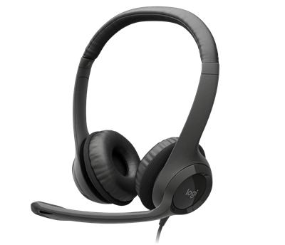 Logitech H390 USB Headset with Noise-Canceling Mic