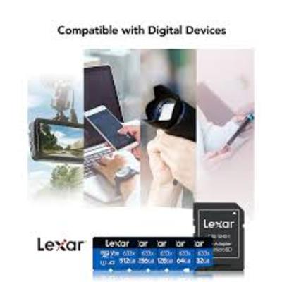 Lexar 32GB High-Performance 633x microSDXC UHS-I Card BLUE Series LMS0633032G-BNNNG