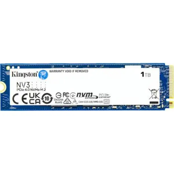 Kingston NV3 1TB PCIe Gen 4.0 NVMe M.2 SSD
