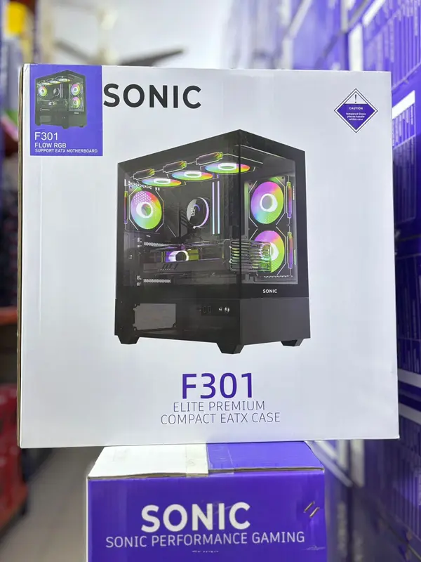 Sonic F301 ARGB E-ATX Gaming Case in Pakistan
