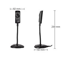 A4tech PK-810G Anti-Glare Webcam 480p Built-in Microphone Black