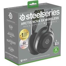 SteelSeries Arctis Nova 5X Wireless Gaming Headset for Xbox Series X|S, Xbox One - Black - 61676 - HighFidelity Audio - Cross-Platform