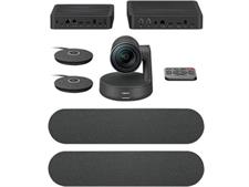 Logitech RALLY PLUS - UHD 4K Conference Camera System with Speaker and Mic Pod Set | 960-001242