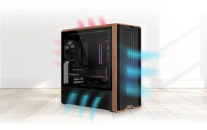 Lian Li Lancool 217 INF Infinity Mirror Computer Case, Mid-Tower ATX PC Case w/ 3 Pre-Installed Fans, 2x170mm ARGB Fans, 1x140mm, Front Mirror Glass Panel, Optimized Airflow - Black