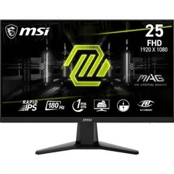 MSI MAG 256F 24.5" Rapid IPS FHD Gaming Monitor, 180Hz, 1ms (GtG), Adaptive-Sync