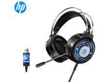 HP 120g Headphone Wire Control Computer Headset Luminous Rgb Usb Gaming Headphone