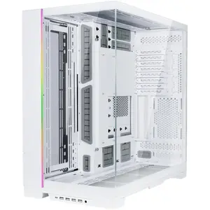 Lian Li O11D EVO RGB Mid-Tower E-ATX Gaming Case - White 