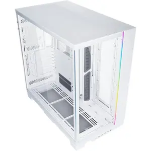 Lian Li O11D EVO RGB Mid-Tower E-ATX Gaming Case - White 