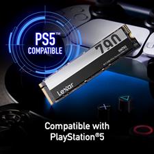 Lexar NM790 4TB M.2 2280 PCIe Gen 4×4 NVMe SSD | Compatible with PlayStation 5 | 7400MB/s