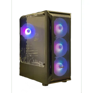 Sonic R19 ATX ARGB Gaming Case (3x ARGB Fans) – Black