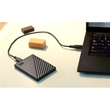 WD My Passport 1TB External USB 3.0 Portable Hard Drive - Black 