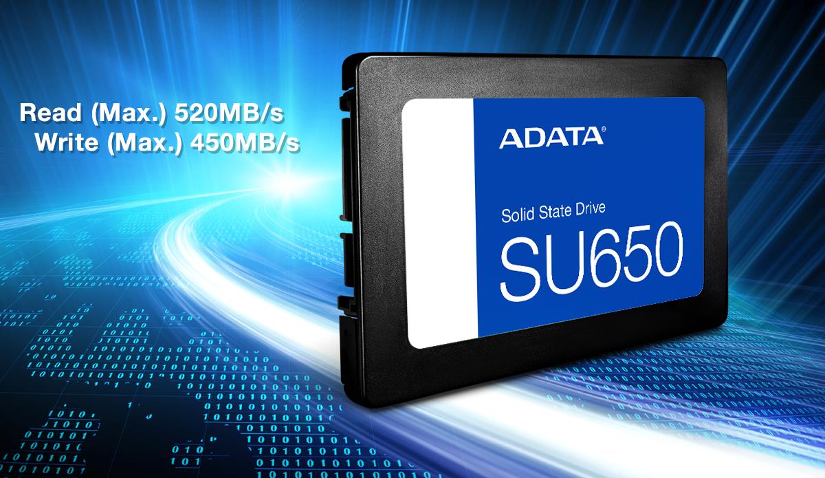 ADATA Ultimate SU650 1TB SSD 3D-NAND 2.5