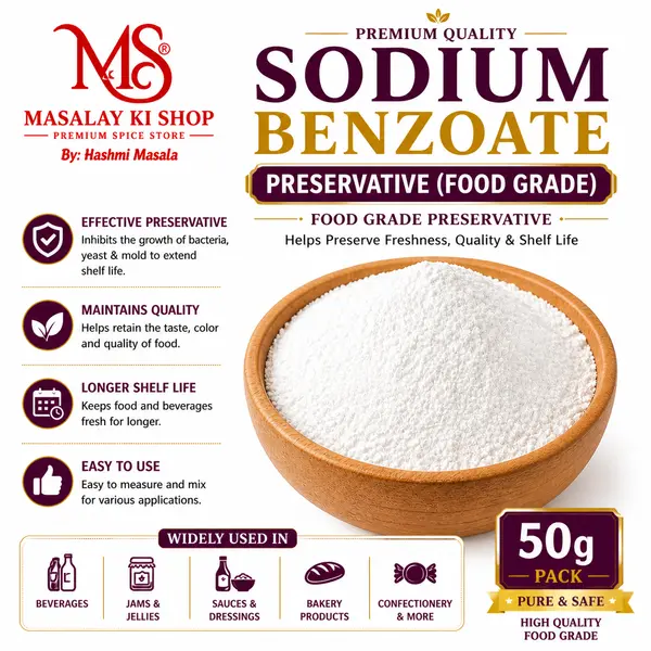 Sodium Benzoate / Food Preservative 50g